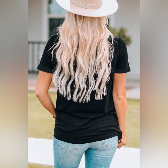 Slogan Graphic Short Sleeve T-Shirt - Picture 2 of 5